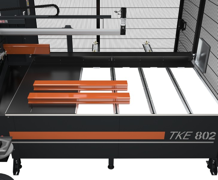 Cutting Centres TKE 802 Unloading magazine Tekna